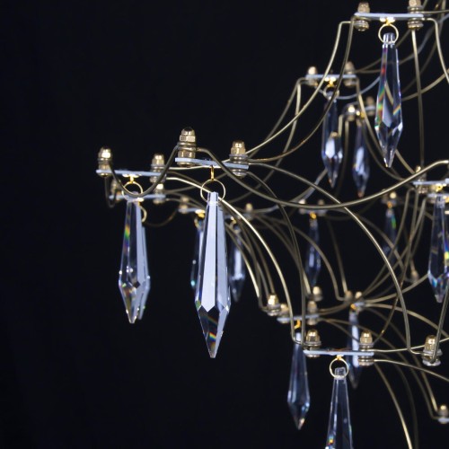 Подвесная люстра Loft IT Mira 10259/1200 Gold Asfour