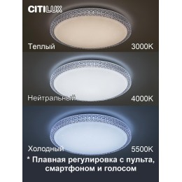 Потолочный светодиодный светильник Citilux Альпина CL718A60G