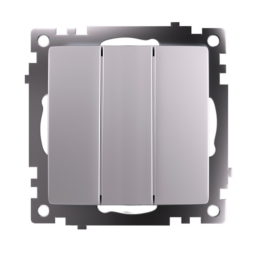 Выключатель трехклавишный Stekker GLS10-7108-03 Катрин 49173