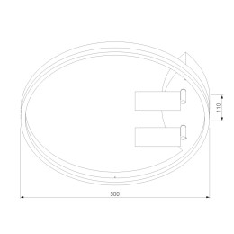 Потолочная люстра Eurosvet Luminari 90247/3 белый/хром Smart