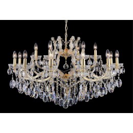 Подвесная люстра Crystal Lux Hollywood SP12+6 Gold