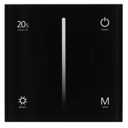 Панель Arlight Smart-P36-Dim-IN Black (230V, 1.2A, Triac, Sens, 2.4G) 028110