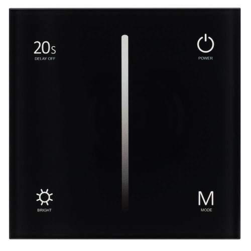 Панель Arlight Smart-P36-Dim-IN Black (230V, 1.2A, Triac, Sens, 2.4G) 028110