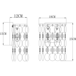 Бра Arte Lamp Pipirima A4041AP-2CC