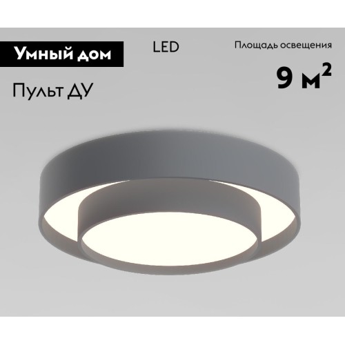 Потолочная люстра Eurosvet Force 90330/2 серый a065956