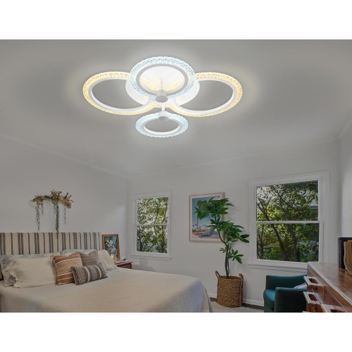 Потолочная светодиодная люстра Ambrella Light Acrylica Original FA4061