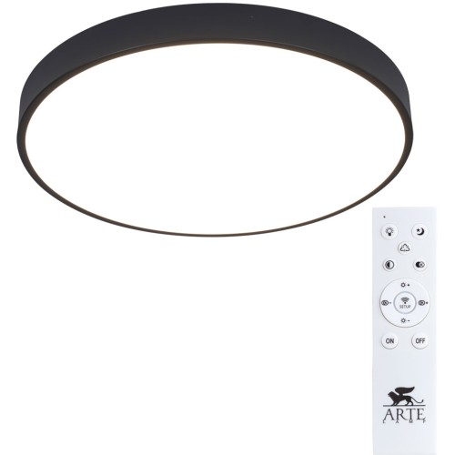 Потолочный светодиодный светильник Arte Lamp Arena A2672PL-1BK