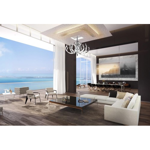 Подвесная светодиодная люстра Citilux Miranda EL337P28