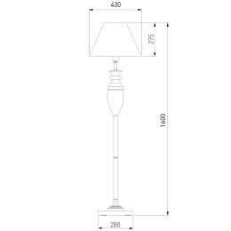 Торшер Eurosvet Majorka 009/1T GR (зеленый)