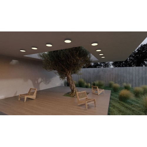 Уличный потолочный светильник Maytoni Zon IP O431CL-L30B3K