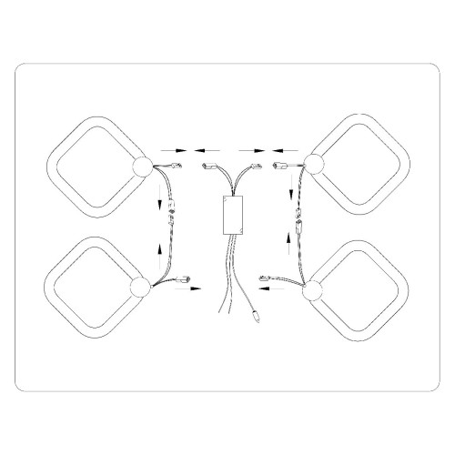 Потолочная люстра Ambrella Light Acrylica Original FA3819