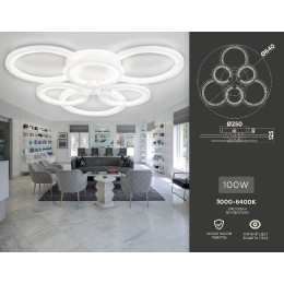 Потолочная люстра Ambrella Light Acrylica Original FA4085