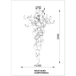 Потолочный светильник Wertmark Alessandra WE197.36.903