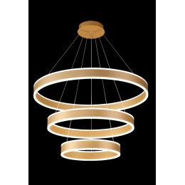 Подвесной светодиодный светильник Crystal Lux MUCHOS SP158W LED D400+600+800 GOLD