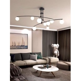 Люстра на штанге Delight Collection 8119P/9 black