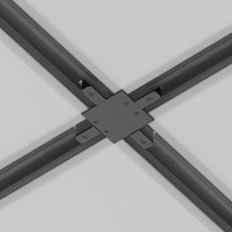 Коннектор X-образный Maytoni Accessories for tracks TRA002CX-11B