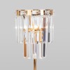 Настольная лампа Eurosvet Elegante 01136/1 золото/прозрачный хрусталь Strotskis a060648