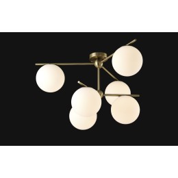 Потолочная люстра Crystal Lux FELIZ SP-PL6 BRONZE/WHITE