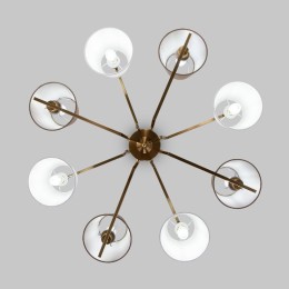 Люстра на штанге Eurosvet Ozark 60149/8 латунь Smart a064981