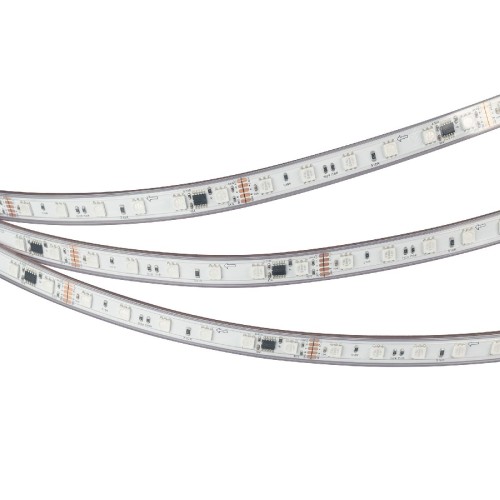 Светодиодная герметичная лента Arlight DMX-PFS-B60-12mm 24V RGB-PX6 (14 W/m, IP68, 5060, 5m) 039608