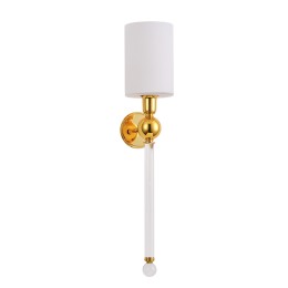 Бра Crystal Lux MIRABELLA AP1 GOLD/WHITE