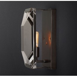 Настенный светильник Delight Collection Harlow Crystal KR0354W-1A black/clear