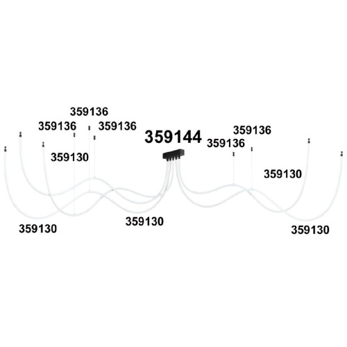 База для накладного монтажа светильников 359128-359133 Novotech Ramo 359144