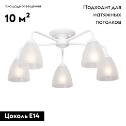 Потолочная люстра Vitaluce V3946-0/5PL