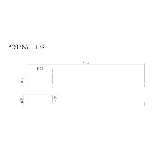 Настенный светильник Arte Lamp Sargas A2026AP-1BK