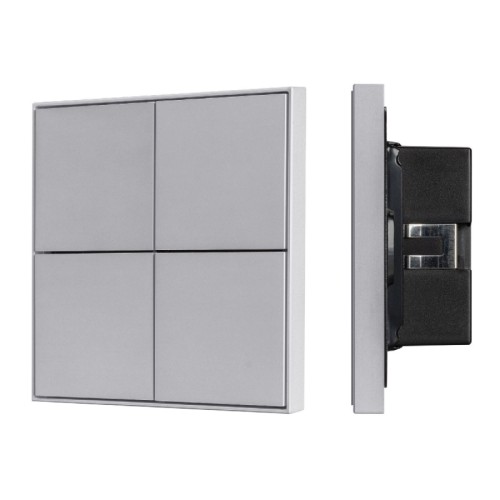 Кнопочная панель Arlight KNX-304-23-IN Silver BUS, Frame 039666