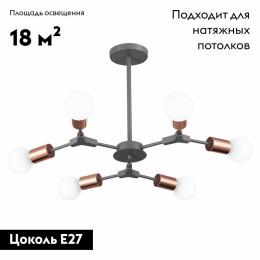 Потолочная люстра Evoluce Palare SLE106403-06