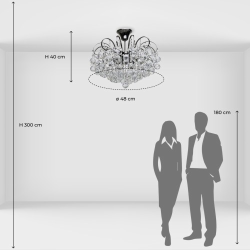 Потолочная люстра MW-Light Жемчуг 8 232016306