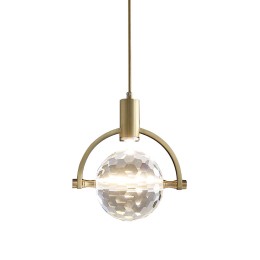 Подвесной светильник DeLight Collection 2121P/A brass/clear