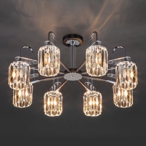 Люстра на штанге Eurosvet 70090/8 графит Smart a045142