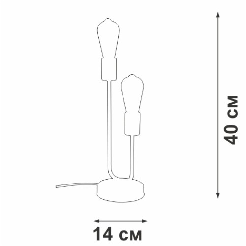 Настольная лампа Vitaluce V3005-1/2L