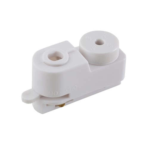 Адаптер для однофазного шинопровода Crystal Lux CLT 0.212 CLT 0.212 01 WH