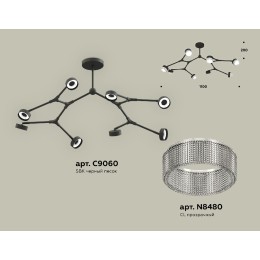 Люстра на штанге Ambrella Light Traditional (C9060, N8480) XB9060201