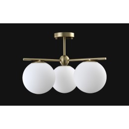 Люстра на штанге Crystal Lux FELIZ SP-PL3 BRONZE/WHITE