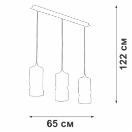 Подвесной светильник Vitaluce V4853-1/3S