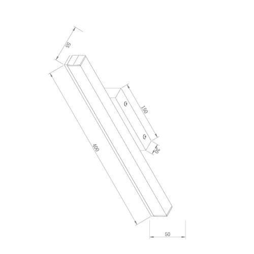 Бра Maytoni Fichte MIR012WL-L9B4K
