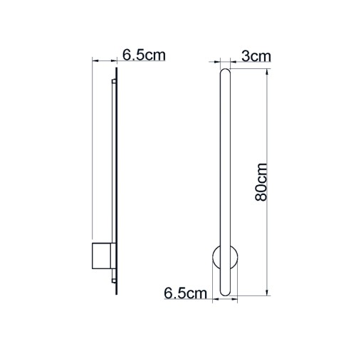 Настенный светильник Italline IT08-8020 black