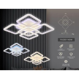 Потолочная светодиодная люстра Ambrella Light Acrylica Original FA5301
