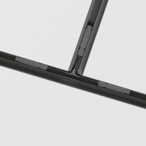 T-образный коннектор питания для магнитного шинопровода Maytoni Technical Magnetic track system Gravity TRA004CWT-22B