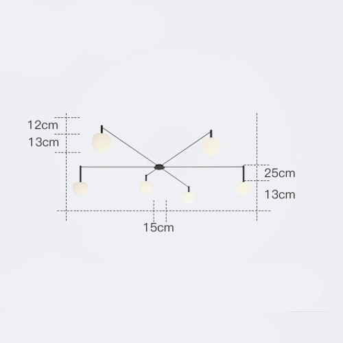 Потолочная люстра ImperiumLoft Rangel 213693-26