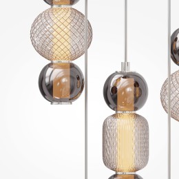 Каскадная люстра Maytoni Drop MOD273PL-L80CH3K