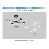 Люстра на штанге Ambrella Light Comfort LineTech FL51632