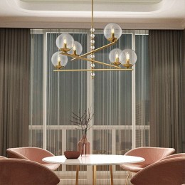 Люстра на штанге ImperiumLoft Fondo 140707-26