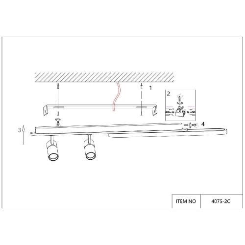 Настенно-потолочный светильник Favourite Planar 4075-2C