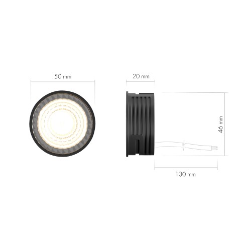 Светодиодный модуль Denkirs Slim LED 7W 4000К DK4000-7W-BK