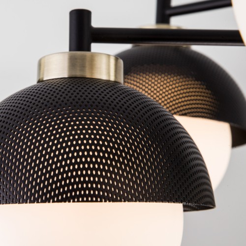 Люстра на штанге Eurosvet 70106/6 черный Smart a044934